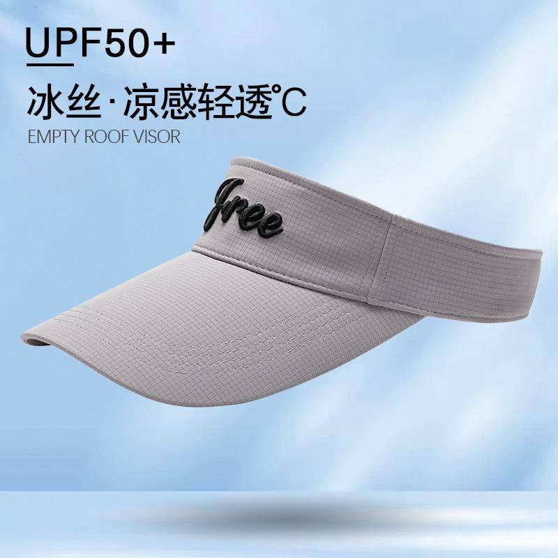 New sunshade empty top hat men's summer trendy versatile topless baseball cap sun protection cap