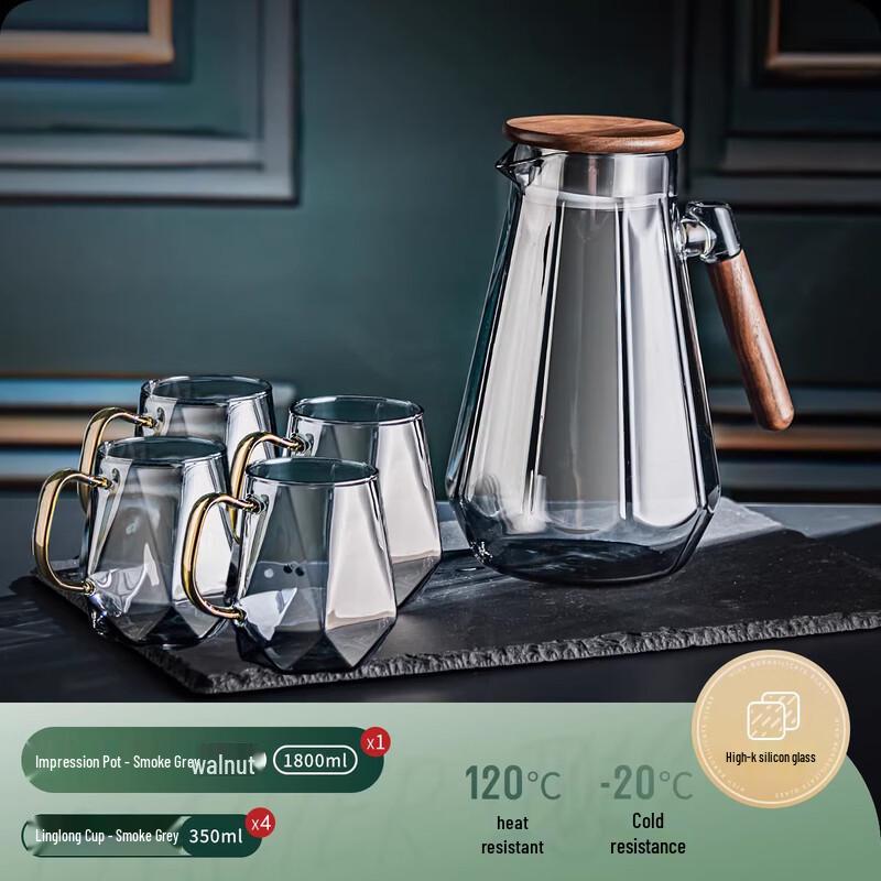 Wutuo Impression Glass Cold Water Pitcher Set