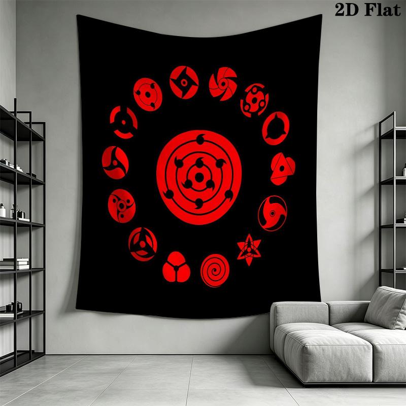 Naruto Wall Tapestry Aesthetic Wall Hanging Printed Fabric Blanket Decorative Tapestries For Bedroom Living Room Home Decor