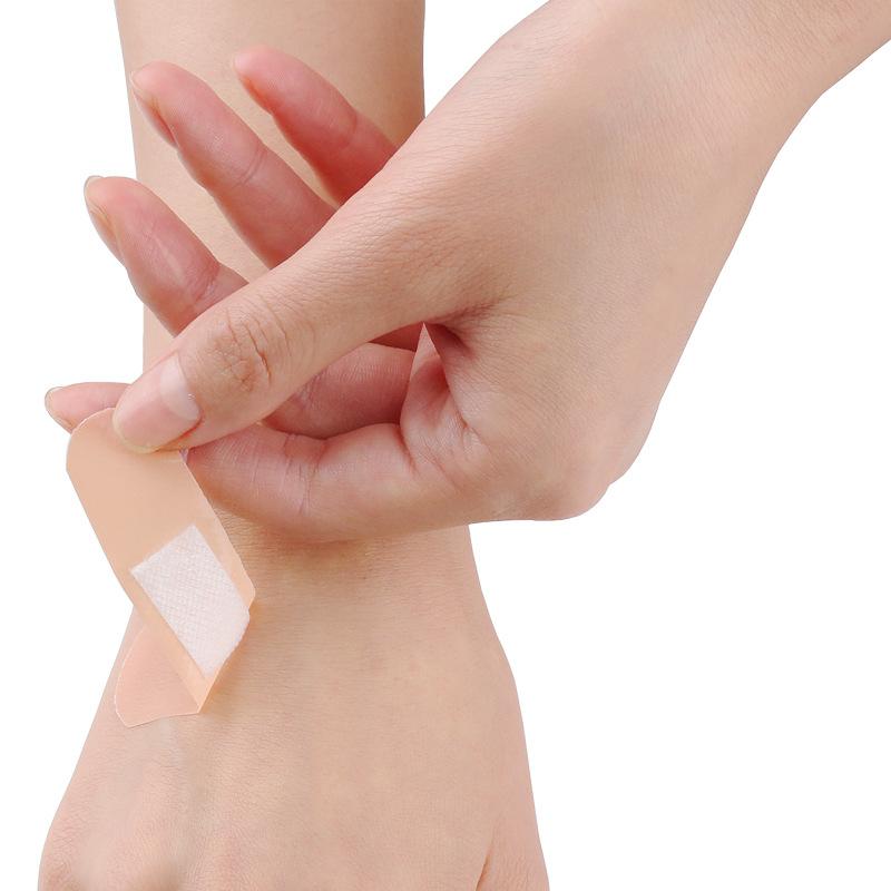 100 Stück Pflaster Wasserdicht Atmungsaktiv Polster Klebepflaster Wundstillung Aufkleber Band Erste Hilfe Verband Medizinische Gaze