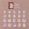40 pcs Vintage portrait character sticker PET sticker pack diy ledger decorative seal sticker Scrapbook calendar art Diy crafts