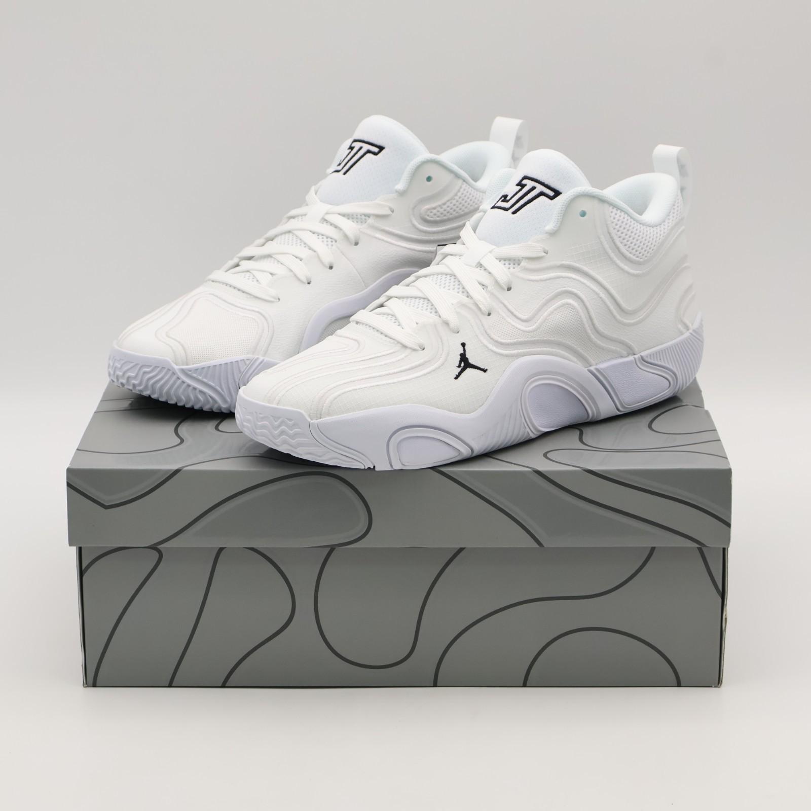HQ5041-101 Nike Jordan Tatum 3 White White Black (Men s) 9