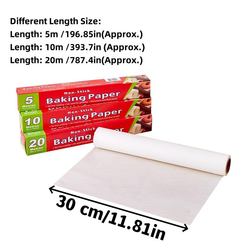 5/10/20M Silicone Absorb Oil Paper Air Fryer Oven Liners Non-stick Heat Resistant Baking Sheets for Kitchen Bakery BBQ Party