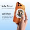Mini Téléphone Portable Caméra Arrière Vidéo Selfie Caméra Projecteur d'Écran de Téléphone Magnétique Sans Fil pour Vlog Écran Selfie en Direct