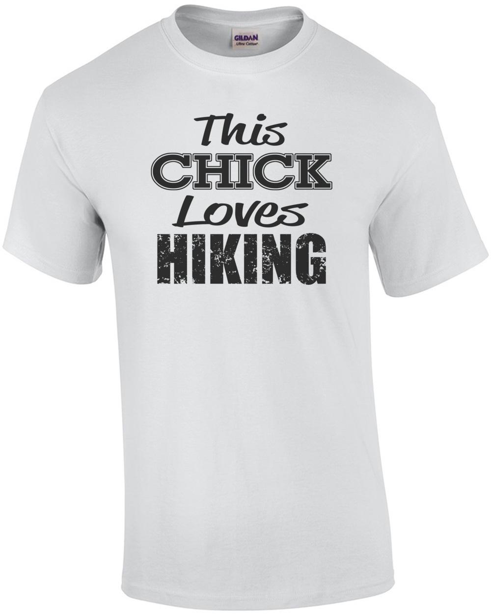 

This Chick Loves Hiking T-Shirt Unisex T-Shirt XL