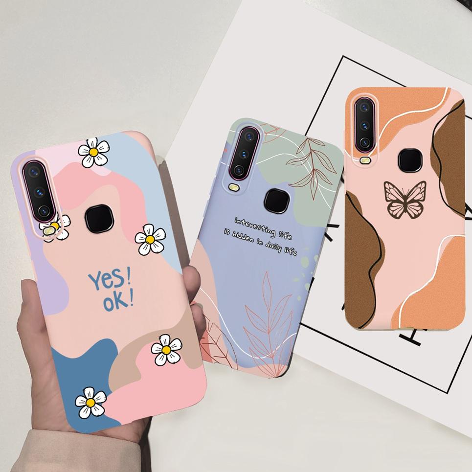 For Vivo V2026 Vivo V2028 Case Color Block Fashion Soft TPU Silicone Back Cover For Vivo Y12s Y11s Y12 Case Fundas Cover Etui