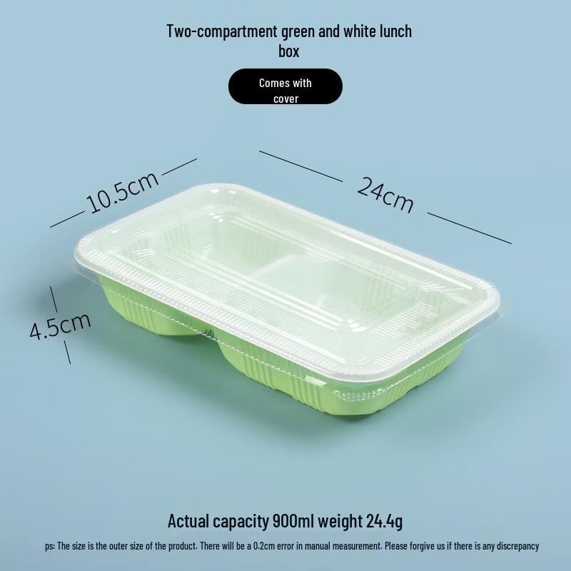 

MOLUONA Divided Disposable Plastic Meal Prep Containers