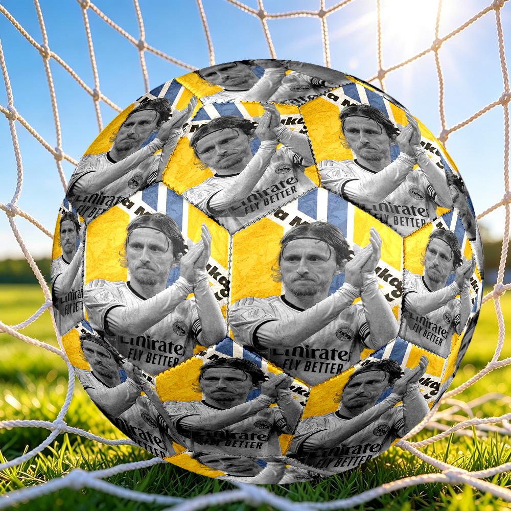 1pc Luka Modric Birthday Size 5 Soccer Ball, Suitable for Practice Matches/tournament Training,Lightweight and Durable mdlq7036