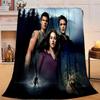 1PC Vampire Saga Romance Flannel Blanket Gift, Suitable for Both Men And Women, Soft Ideal for Beds And Sofa, Birthday Or Christmas Gift