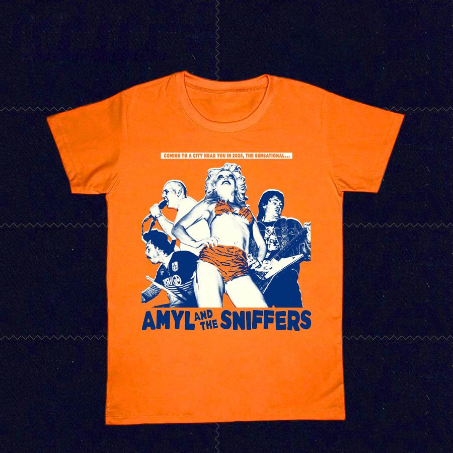 AMYL THE SNIFFERS Tour 2026 Orange T-shirt All Size S To 5XL WA765