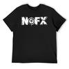 NOFX Silver & White T-Shirt for a Boy Plain Funny Costumes Anime Figures Men's T-shirt