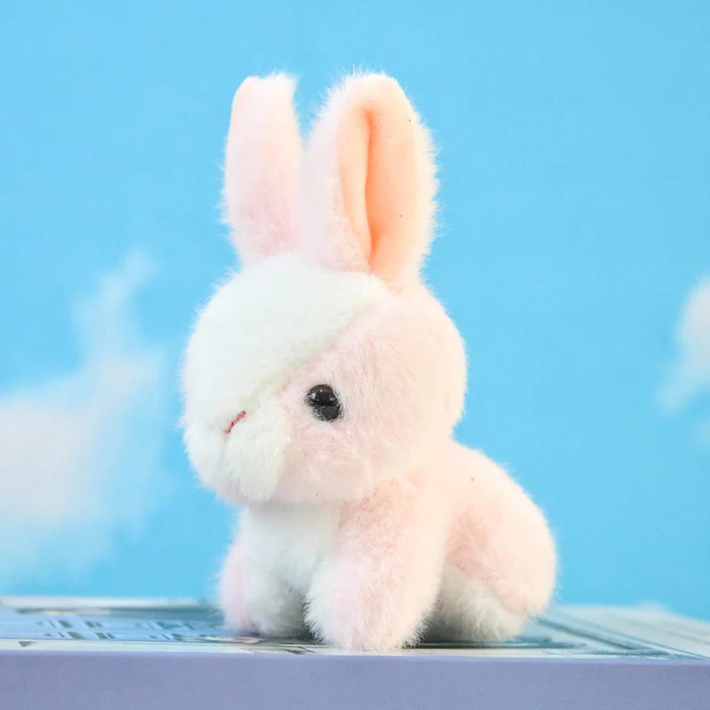Easter Cute Bunny Keychain/bag Charm Simulated Plush Cute