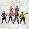 Dragon Ball 6pcs Action Figures Set Super Saiyan Goku Son Vegeta Model Gift Toy