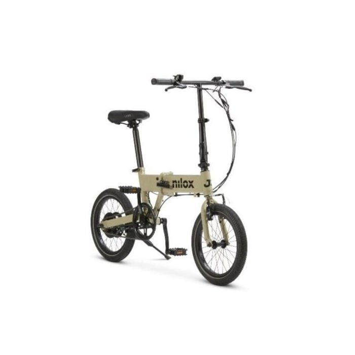 Bicicleta Eléctrica Nilox NXEBJ2 Plegable 250 W 16" Gris 30 Km Autonomía 100 Kg Carga
