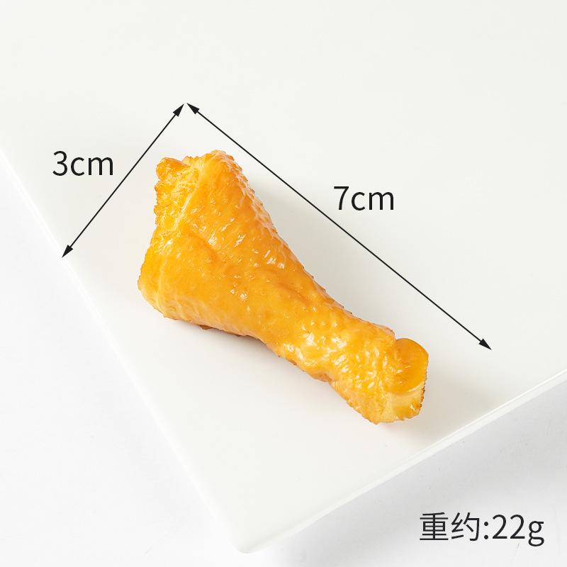 6PCS Simulation Chicken Legs Chicken Claws Fake Food Meat Model Props Shop Sample Window Decoration Wedding Party Home Decor