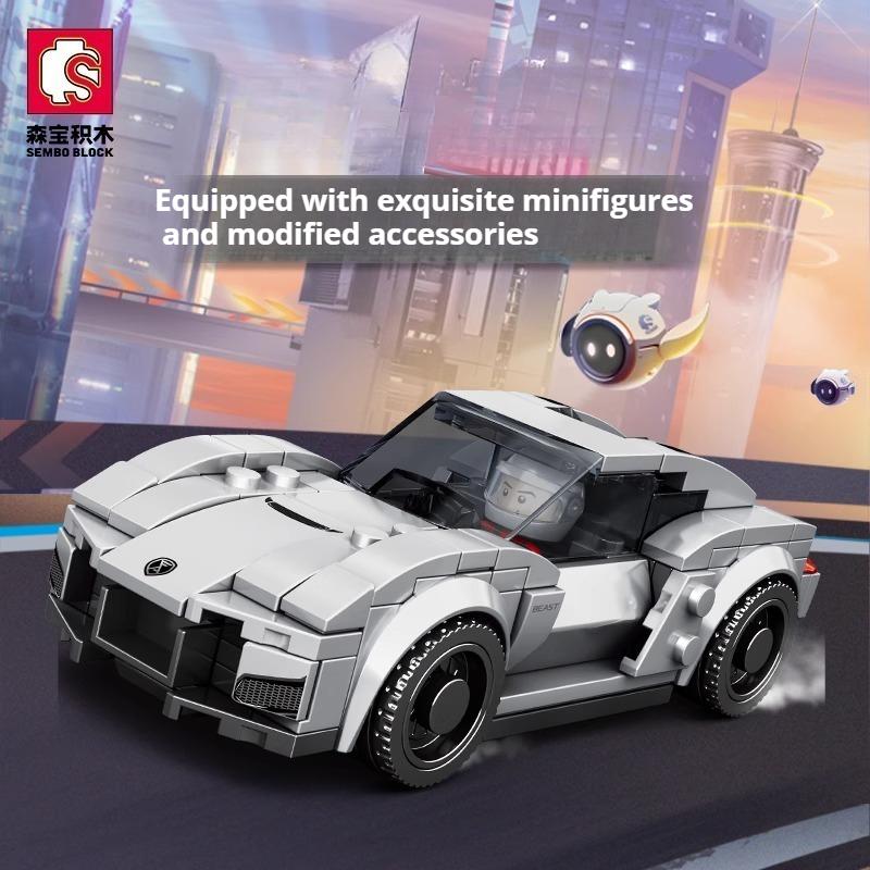 Sembo Blocks Speed Alliance Racing Series Building Blocks Puzzles Educational Toys Sports Car Models Boys' Gifts