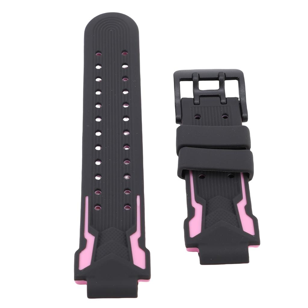 Kinder Smartwatch Armband Wasserdicht Hautfreundliches Silikon Smartwatch Ersatzarmband mit Edelstahlschnalle Rosé