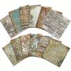Vintage Texture Papers for Scrapbooking DIY Card Making Handmade Journal Album Background Decoration Crafts Material Paper