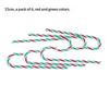 Christmas Lollipop Ornaments Reusable Multicolor Candy Cane Hanging Decor for Xmas Tree Holiday Party Home Decoration