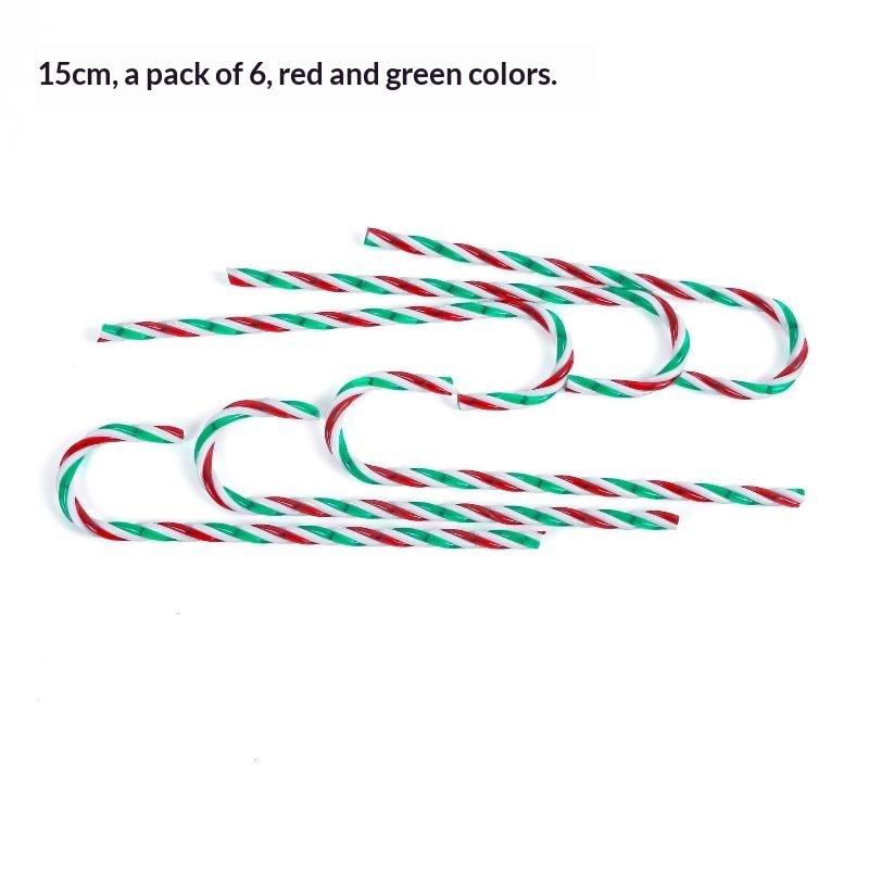 Christmas Lollipop Ornaments Reusable Multicolor Candy Cane Hanging Decor for Xmas Tree Holiday Party Home Decoration