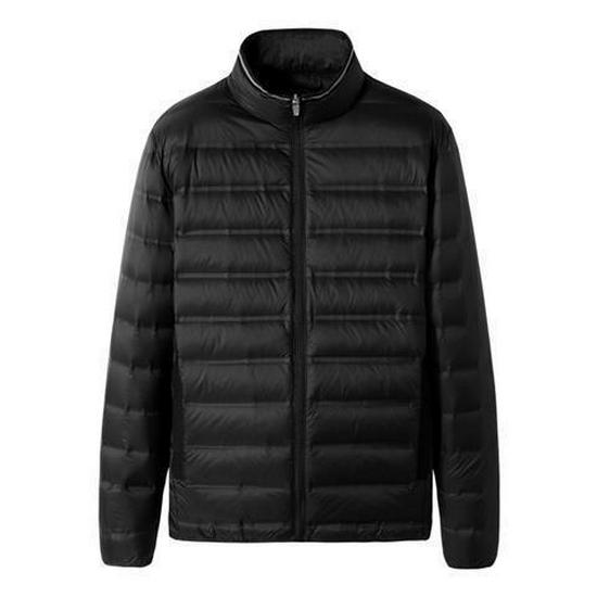 Herren Ultra-Dünne Übergröße Leichte Daunen Baumwolljacke