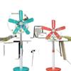 Quiet Mini Five-Blade Floor Fan for Home, Dorm, and Office