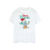 Disney Womens/Ladies Princess Ariel Merry Christmas Cotton Boyfriend T-Shirt