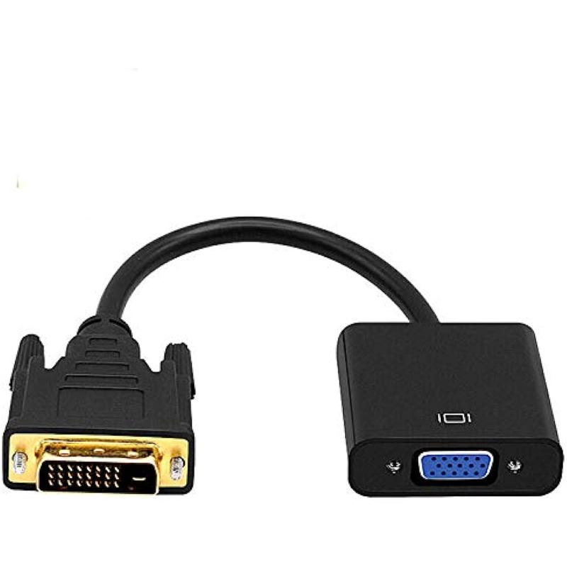 

Адаптер DVI-VGA, активный преобразователь адаптера DVI-D-VGA 1080p, адаптер 24 + 1 «папа-мама»