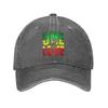 Harajuku Vintage Stil Kunst Bob Marley One Love Gewaschene Jeans Kappe Lässige Baseballkappen Verstellbare Mütze Sommer Unisex Baseballkappen