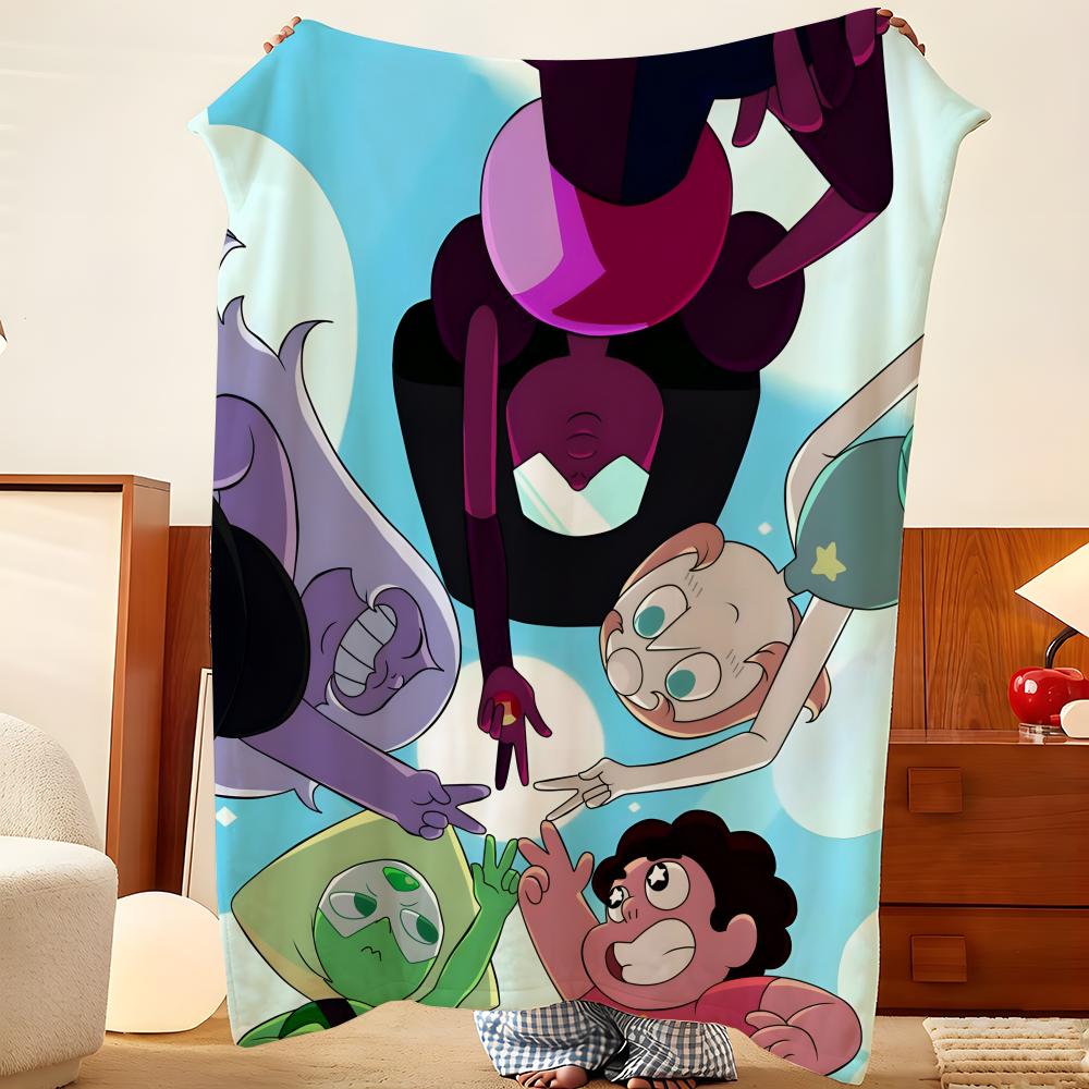 Coperta in Flanella S-Steven U-Universe-ee, Leggera e Accogliente, Resistente Lavabile carina Fresca
