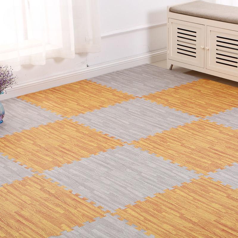 10/20Pcs Wood Grain Puzzle Floor Foam Carpet Bedroom Splicing Mat Baby Sports Play Mat Decorative Carpet Exercise Tiles 30*30cm