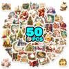 50 Warm Christmas Cartoon Graffiti Stickers Warm Atmosphere Candles Diy Luggage Notebook Stickers