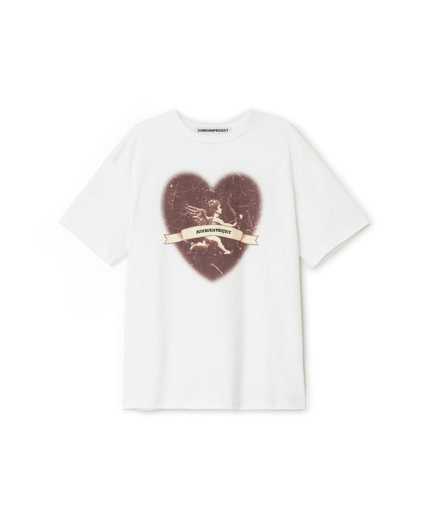 SUNBURNPROJECT Cupid Overfit T-Shirt, White