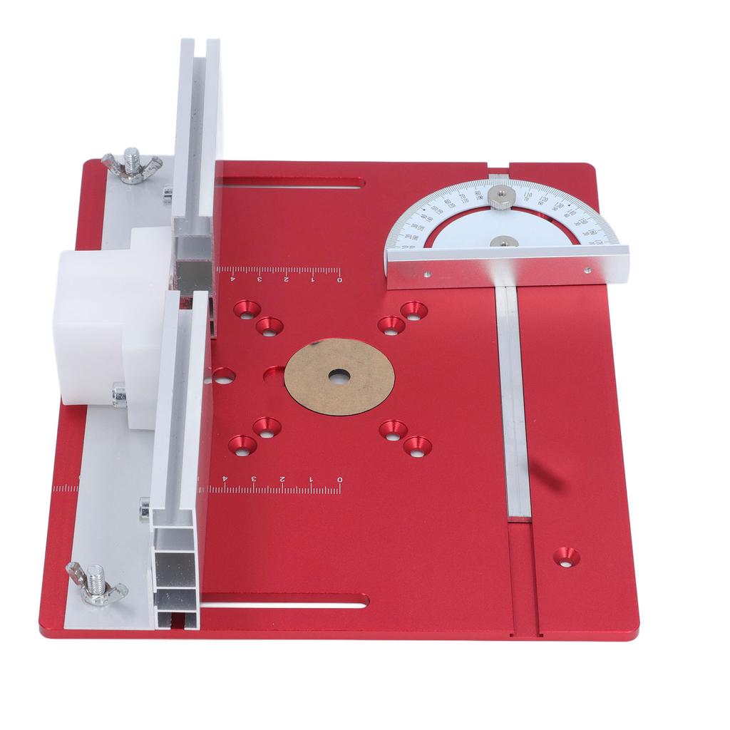Router Table Insert Plate Aluminum Alloy Board Woodworking Benches Router Table Plate for Routing Carving Milling