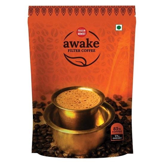 

Fresh & Honest Awake Filter Coffee Powder 83:17 Blend, 200G, Packet