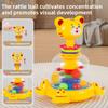 Baby Educational Push Giraffe Jumping Ball With Rolling Beads For Kids Playroom
