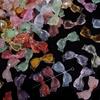 30pcs/lot 29x14mm Colorful Acrylic Beads Bow Shaped Loose Spacer Charm Beads For DIY Fashion Earring Keychain Jewelry Accessorie