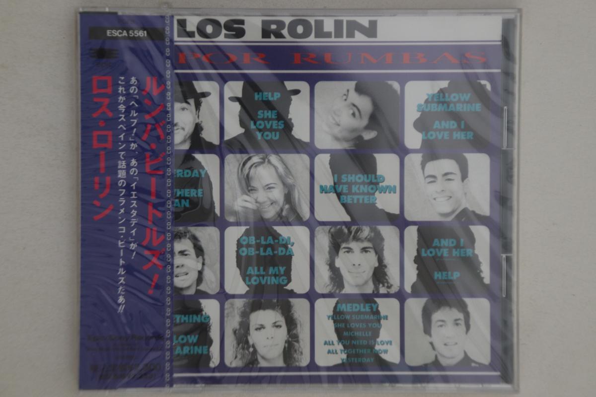 

CD LOS ROLIN - Por Rumbas ESCA5561PROMO EPIC 1992 Japan Obi Latin Used