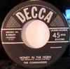 7inch Record COMMANDERS  Honey In The Horn  Swanee River Bo 928659 DECCA 1953 US Jazz Used