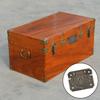 Wooden Box Buckle Pad Chest Lock Zincs Alloy Padlocks Latches Hasp Buckle Luggage Hardware Locking Mechanism Enduring