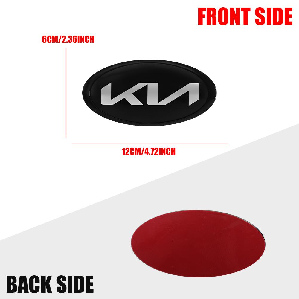1pcs 3D Car Emblem Center Badge Sticker Decal Styling Accessories For KIA Rio Ceed Sportage Cerato Soul Sorento K2 K5 Picanto
