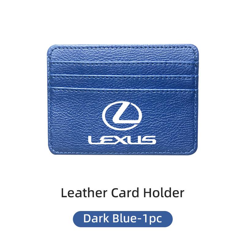 Car Styling Card Case Thin Coin Purse Driver's License Ticket Holder For Lexus UX250h RX450h CT200h RX400h NX300h RX350 RX300 GX