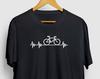Bicycle Heartbeat Funny Bicycle Shirt, Cycling Shirt, Bicycle Gift, Bicycle Lover Shirt, Cycling Gift, Funny Biker Gift, Biking Gifts