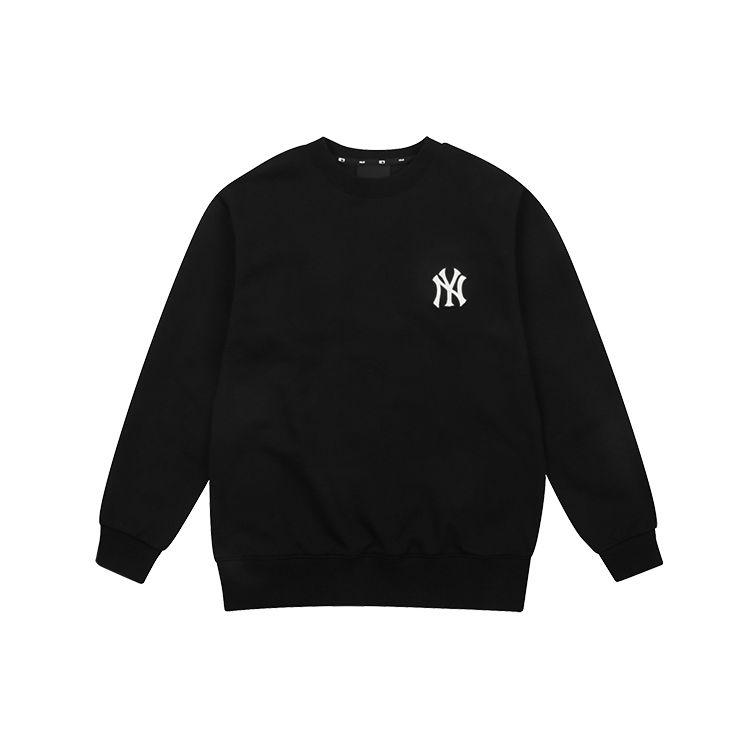 MLB New York Yankees Back Letter Crewneck Sweatshirt Unisex sweatshirt Black 31MT05111-50L