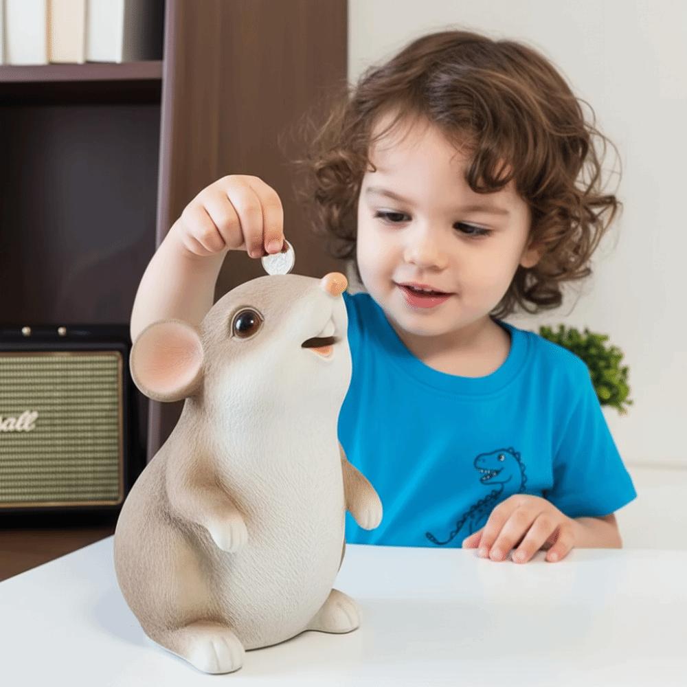 Maus Spardose Spardose Kindergeschenk Sparschwein Jahr der Ratte Münzspardose Kinderspielzeug