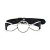 VaHppy SM Bondage Oral Shackles Gag Stainless Steels Butterfly +PU Couple Games Sex Toys Forced Open Mouth  Adult Flirting