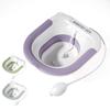 Foldable Toilet Sitz Bath Soaking Basin Ergonomic Design Portable for Pregnant Women and Hemorrhoid Patient Treatment Care