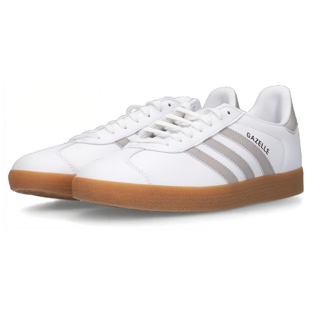 adidas Gazelle Bianche Grigie Gomma Sneakers Unisex Calzature-Bianco Gomma-4 IG3508