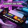 Custom Name Personalized PAC Pattern Mousepad, Laptop PC Desk Mat, Decorative Desk Mat for Home Keyboard Pad Gift