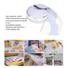 Printable 3D Portable Embossed Label Maker Writer Embossing Label Maker 600dpi 47 Characters with 2 Rolls Tape for Scrapbooking